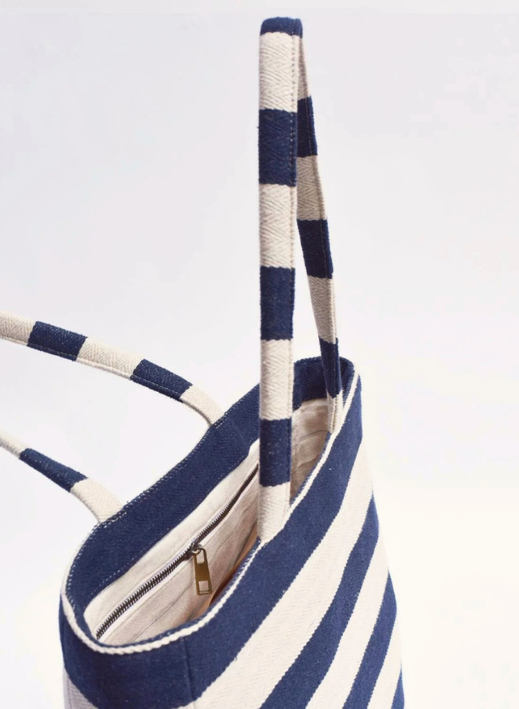 Navy Nautical Tote