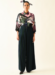 Navy Stripes PP Pants