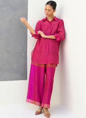 Nazo Sheer Chanderi Shirt