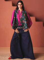 Neel Denim Flared Pants