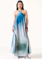 Nila Silk Maxi Dress