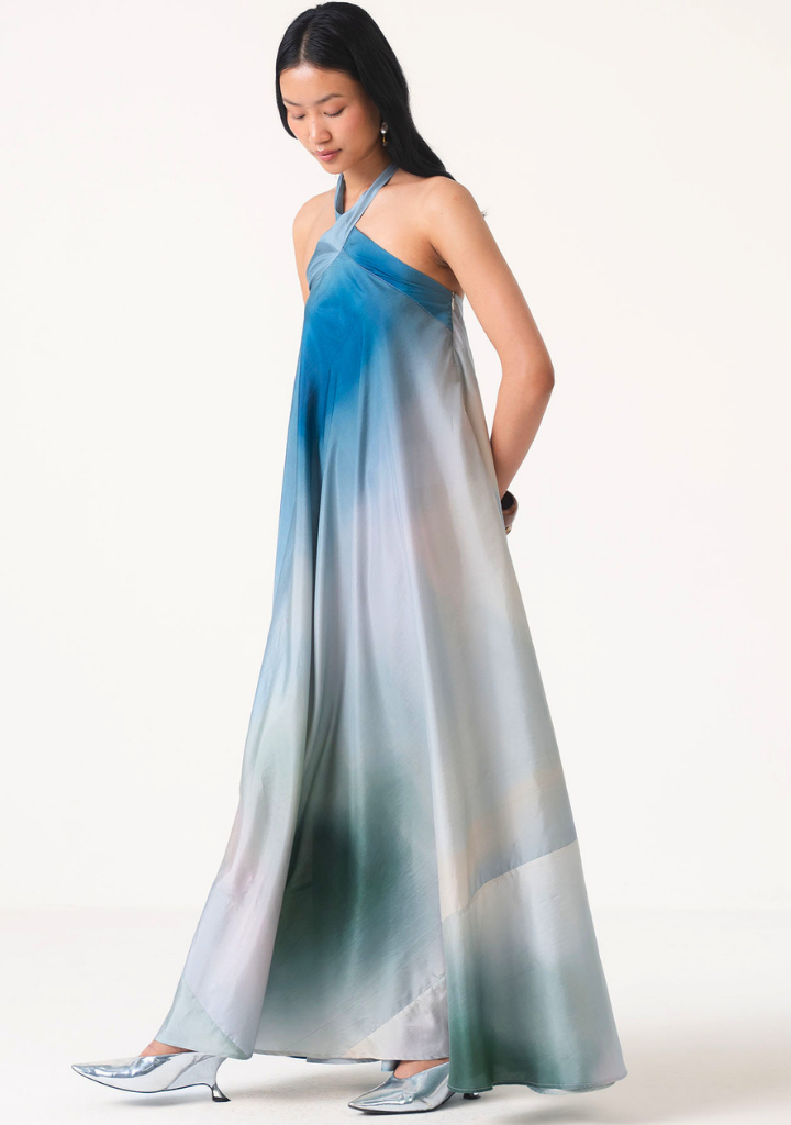 Nila Silk Maxi Dress