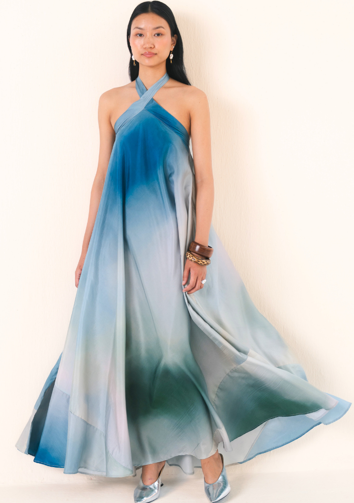 Nila Silk Maxi Dress
