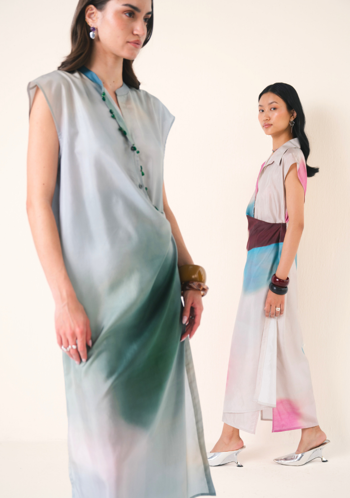 Nila Silk Shirt Dress