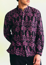 Nomad Band Collar Shirt