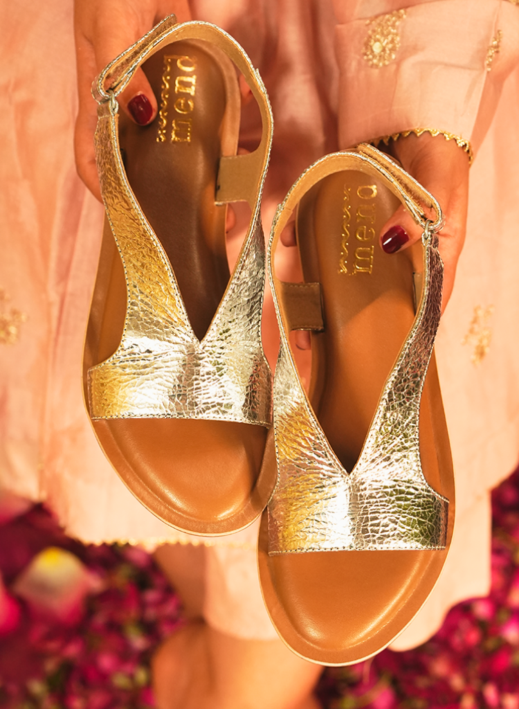 Noor Silver Sandals