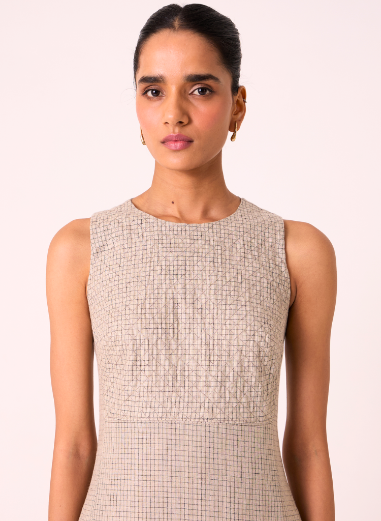Nuwan Checkered Dress