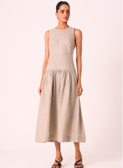 Nuwan Checkered Dress