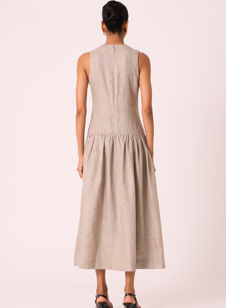 Nuwan Checkered Dress
