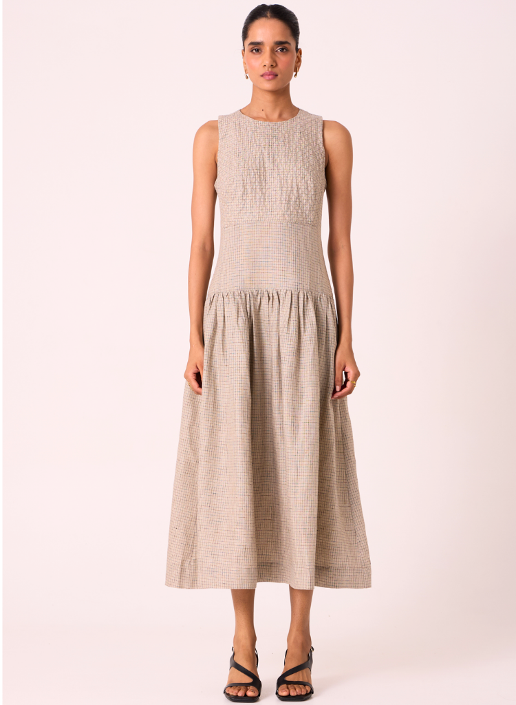 Nuwan Checkered Dress