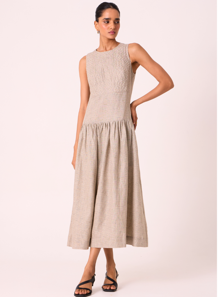 Nuwan Checkered Dress
