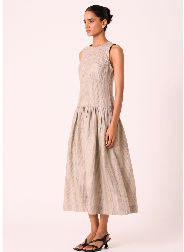 Nuwan Checkered Dress