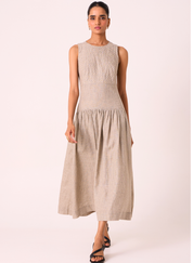 Nuwan Checkered Dress