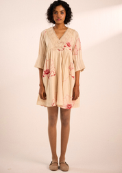Oatmeal Poppy Dress
