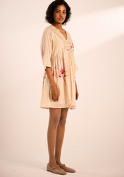 Oatmeal Poppy Dress