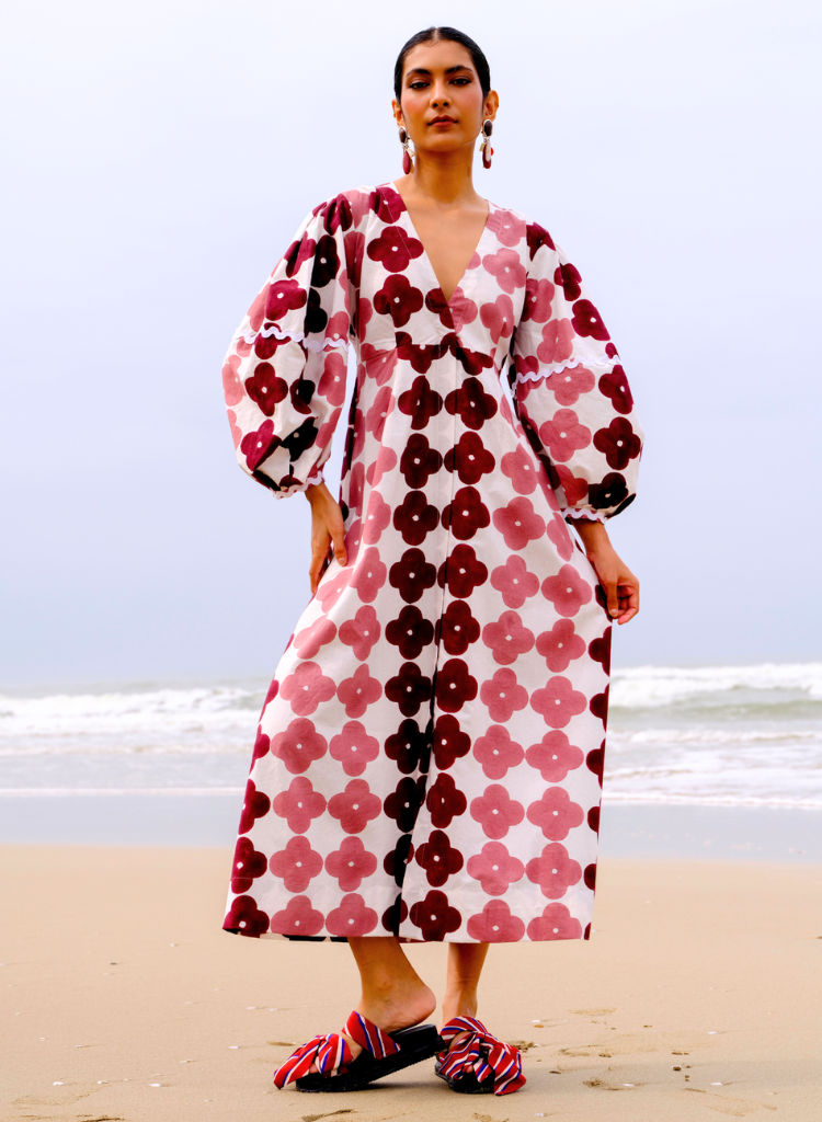 Okapi Peasant Dress