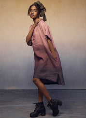 Ombré Block Dress