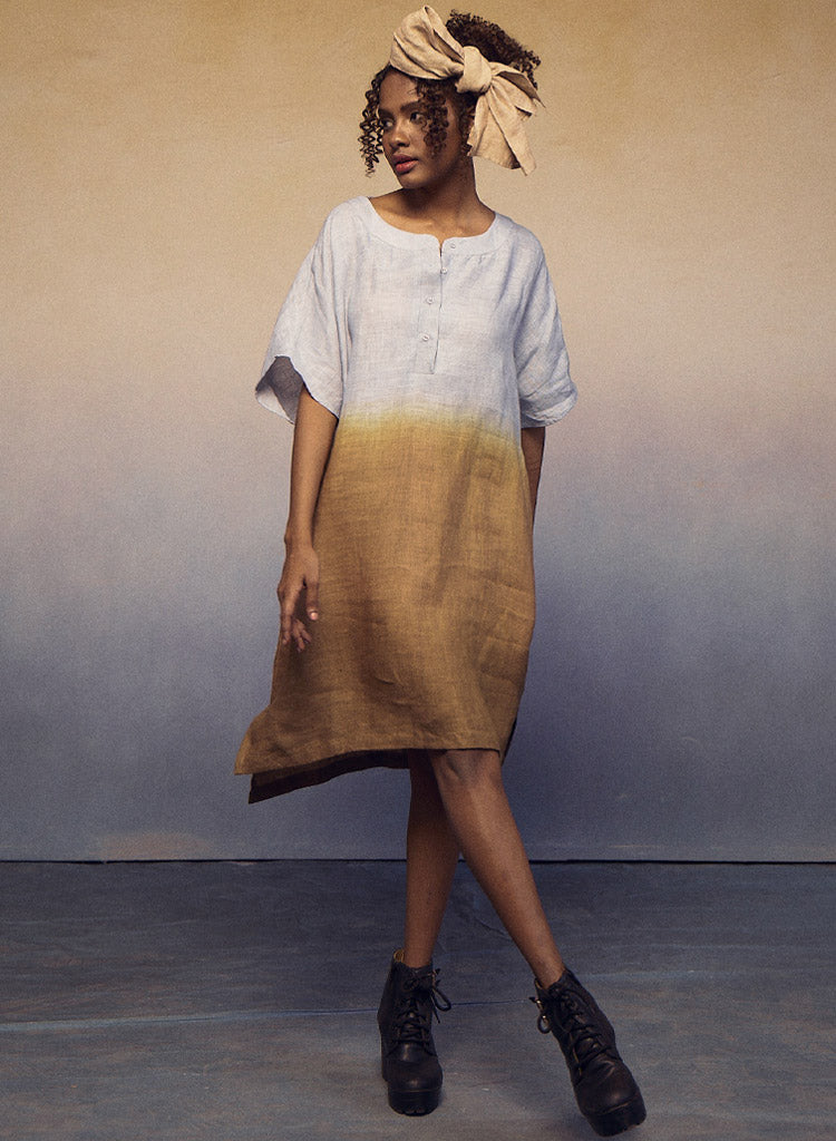 Ombré Block Dress