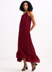 One Shoulder Midi Dress