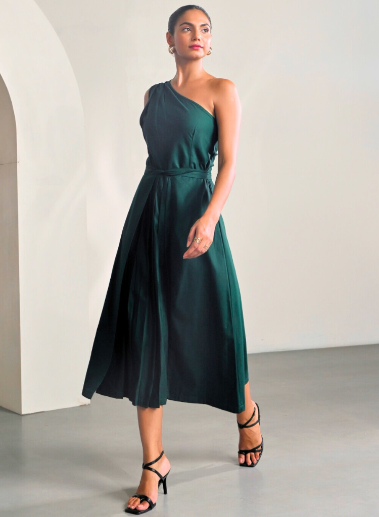 One Shoulder Party Dress