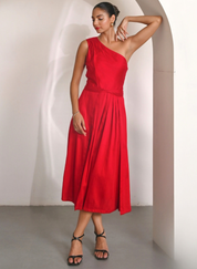 One Shoulder Party Dress