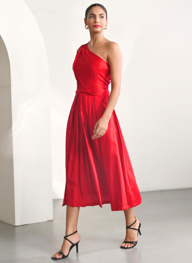 One Shoulder Party Dress