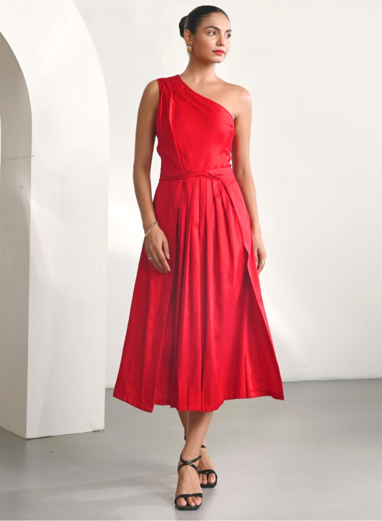 One Shoulder Party Dress