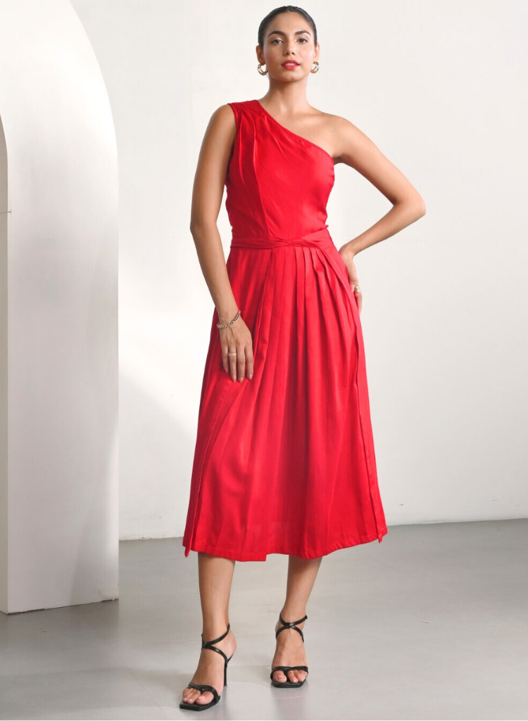 One Shoulder Party Dress