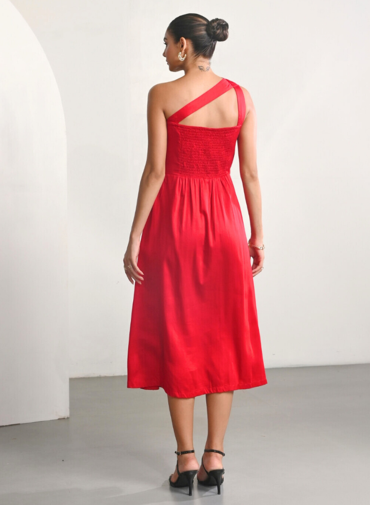 One Shoulder Party Dress