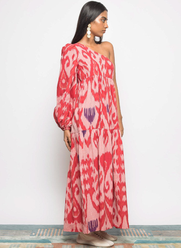 One Shoulder Tier Dress