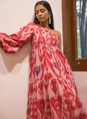 One Shoulder Tier Dress