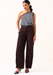 One Shoulder Top Set