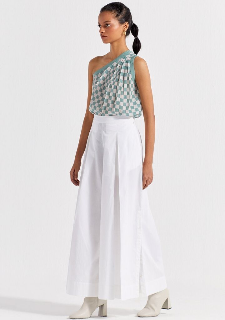 One Shoulder Top Set