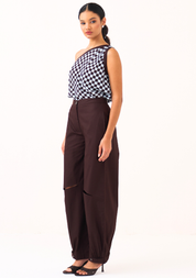 One Shoulder Top Set