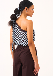 One Shoulder Top Set