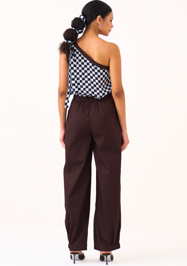 One Shoulder Top Set