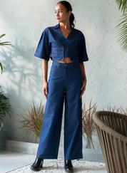 Onyx Blue Denim Pants