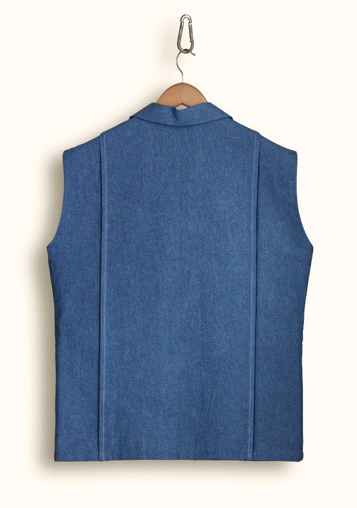 Open Collar Vest