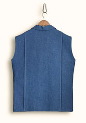 Open Collar Vest