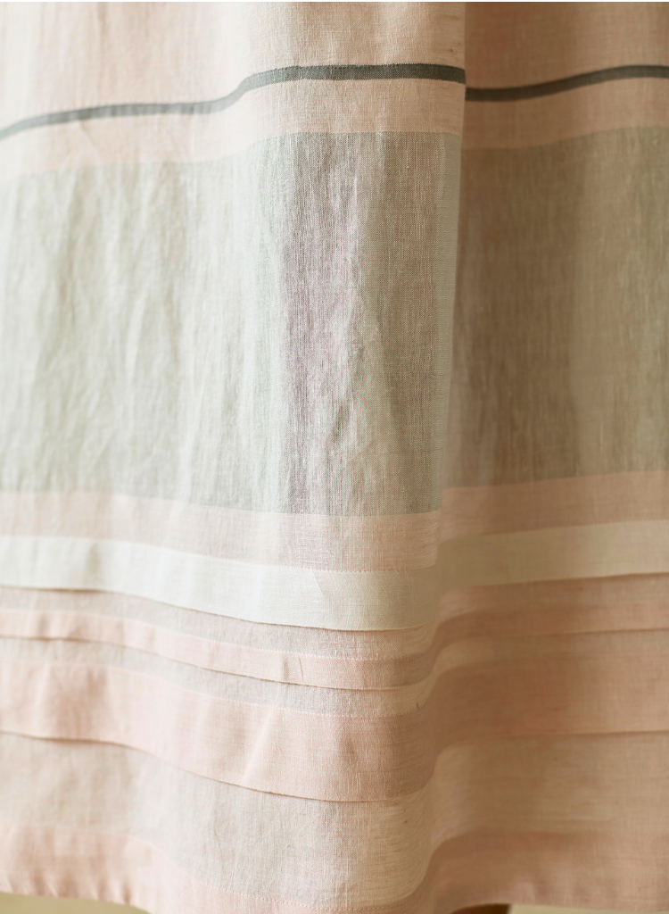 Ora Pleated Border Skirt