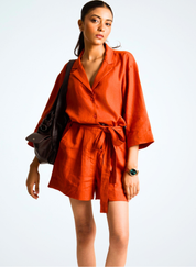 Orange Rust Playsuit