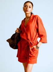 Orange Rust Playsuit