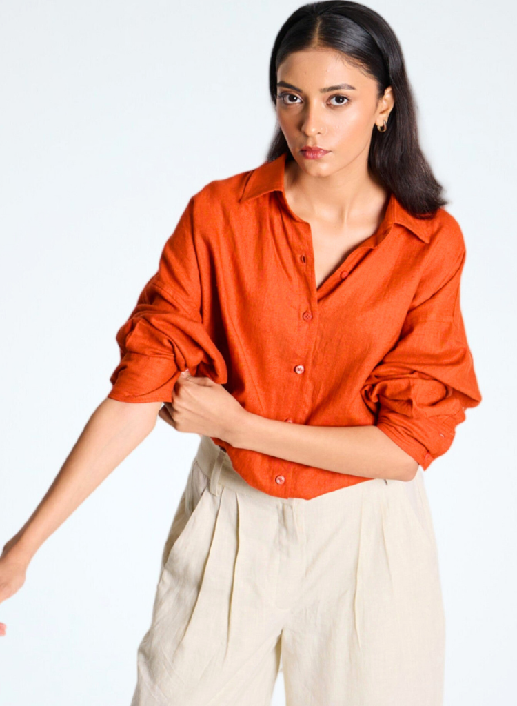 Orange Rust Shirt