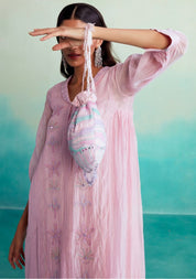 Orchid Embroidered Bag