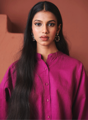 Orchid Gathered Shirt