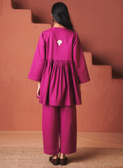 Orchid Gathered Shirt