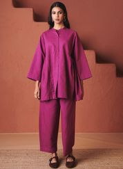 Orchid Gathered Shirt