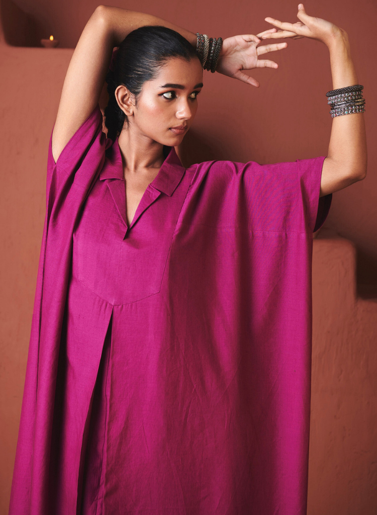Orchid Kaftan Dress