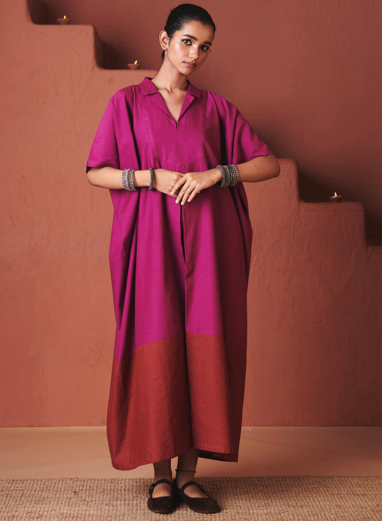 Orchid Kaftan Dress