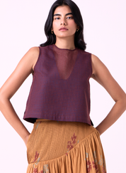 Ori Checkered Top